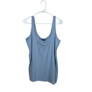 Torrid Blue Scoop Neck Tank size 3